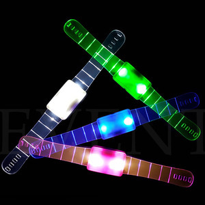풀컬러인쇄가능 - 스퀘어 LED 야광팔찌   콘서트응원도구 행사용품